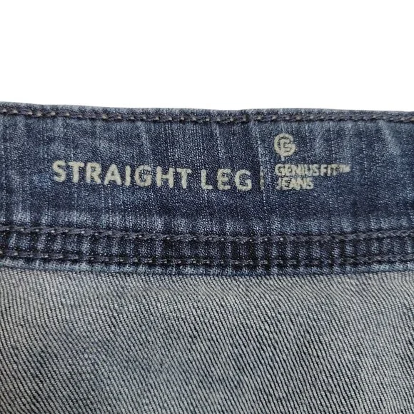 Lane Bryant 24 Jeans Straight Leg Genius Fit Denim Stretch Denim Classic Pockets - Picture 9 of 13